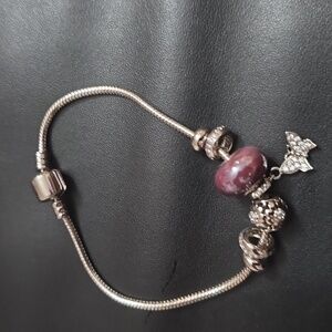 Bracelet with charms silver